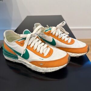 Nike waffle one Orange and Green Athletic Shoes